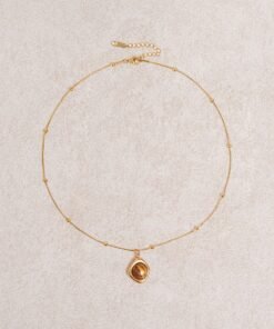Brown Waterdrop Tiger Eye Necklace